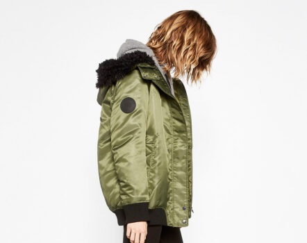 Hooded Bomber Jacket