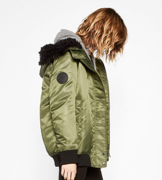 Hooded Bomber Jacket