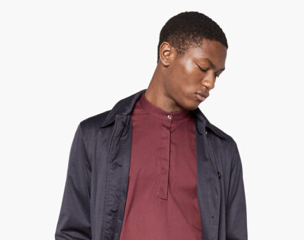 Mandarin Collar Shirt