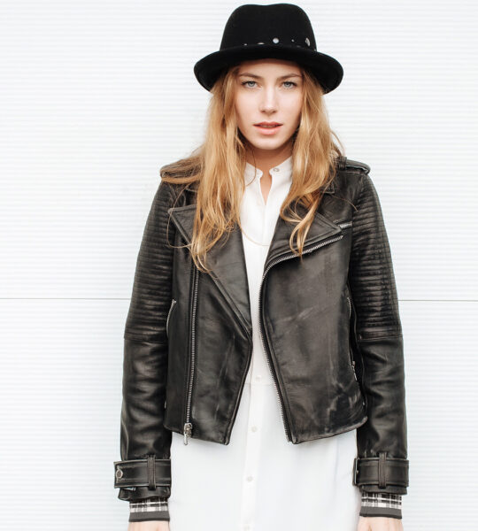 Black Faux Leather Jacket